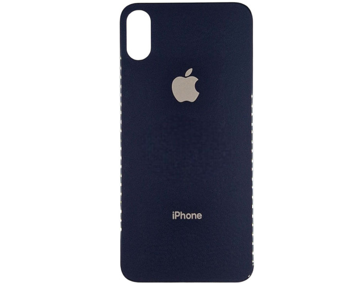 Задня панель корпуси для iPhone X, чорна (Big Hole)