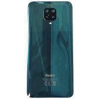 Задня панель корпуси для Xiaomi Redmi Note 9 Pro, 64MP зелена з склом камери