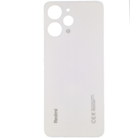 Задняя кришка для Xiaomi Redmi 12 Silver (Класс C)
