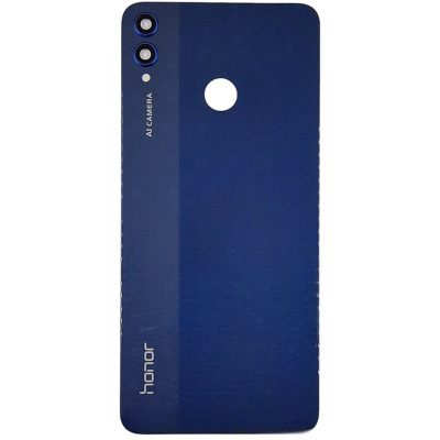 Задня панель корпуси Huawei Honor 8X, синя з склом камери