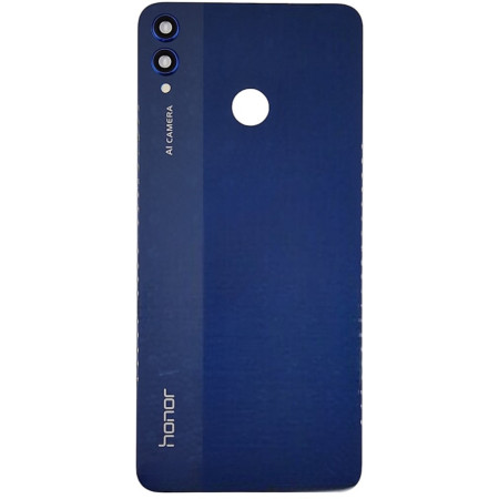 Задня панель корпуси Huawei Honor 8X, синя з склом камери