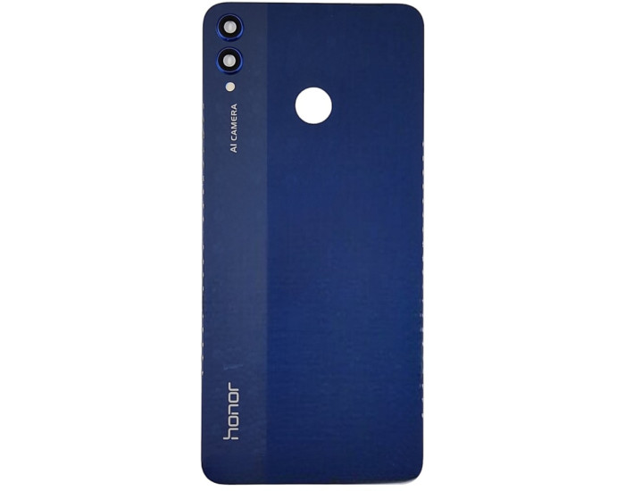 Задняя панель корпуса Huawei Honor 8X, синяя со стеклом камеры
