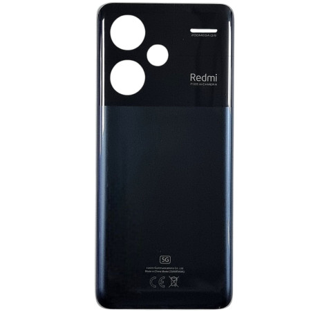 Задняя панель корпуса Xiaomi Redmi Note 13 Pro 4G, Black (Класс А)