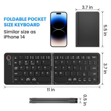 Беспроводная клавиатура B023, Black