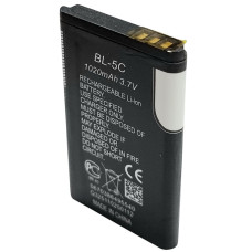 Аккумулятор Nokia BL-5C 1100, 1101, 1110, 1280, 1600, 1616, 202, 203, 220, 2300, 2310, 2323, 1020 mAh
