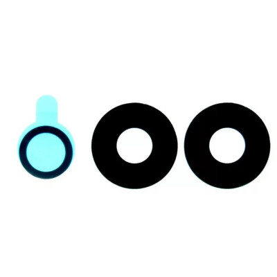 Скло камери для Xiaomi Poco X4 GT, чорне (комплект)