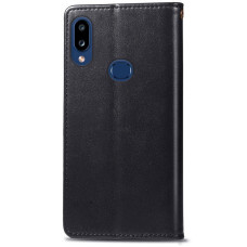 Чохол-книга шкіряний GETMAN Gallant Samsung A10s / A107, чорний