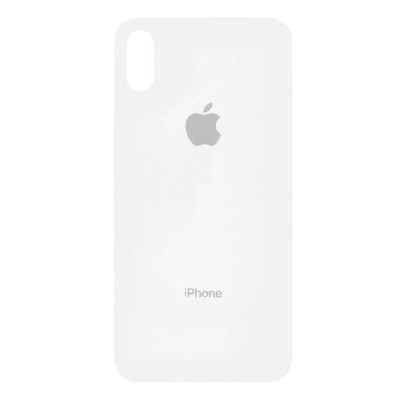 Задняя панель корпуса для iPhone X, белая (Big Hole) (Класс C)