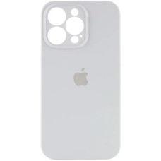 Чехол-силикон оригинал Full Camera Soft Matte iPhone 14 Pro (Белый / White) (Класс C)