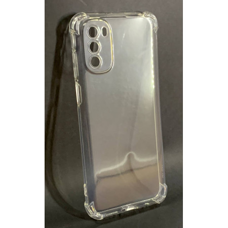 Чехол-силикон Getman Ease logo усиленные углы Motorola G41, Прозрачный