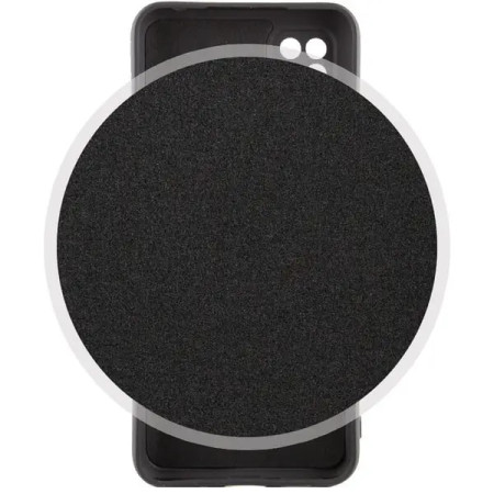 Чехол-силикон оригинал Full Camera Soft Matte iPhone 15 Pro Max Black (Класс B)