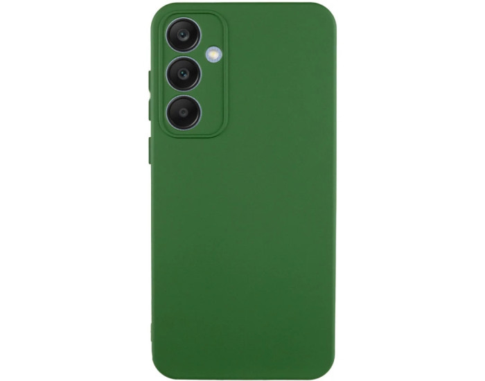 Чохол-силікон Silicone Lakshmi Full Camera Samsung S24 FE (Зелений / Dark green)