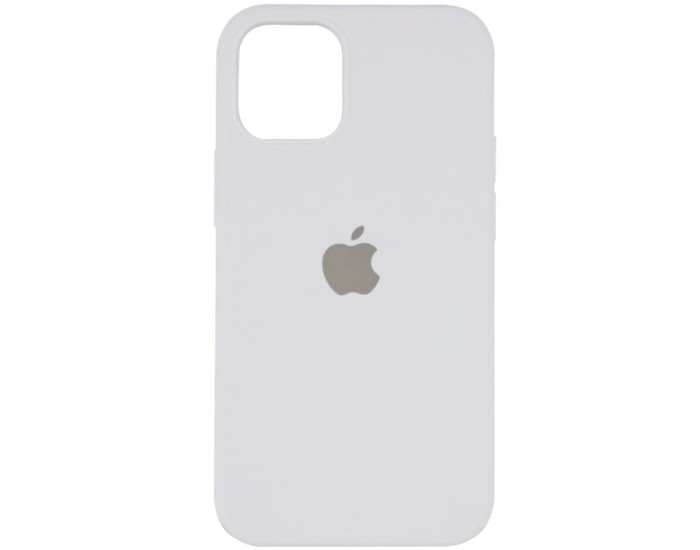 Чехол-силикон оригинал Full Soft Matte iPhone 14 Pro (Белый / White)