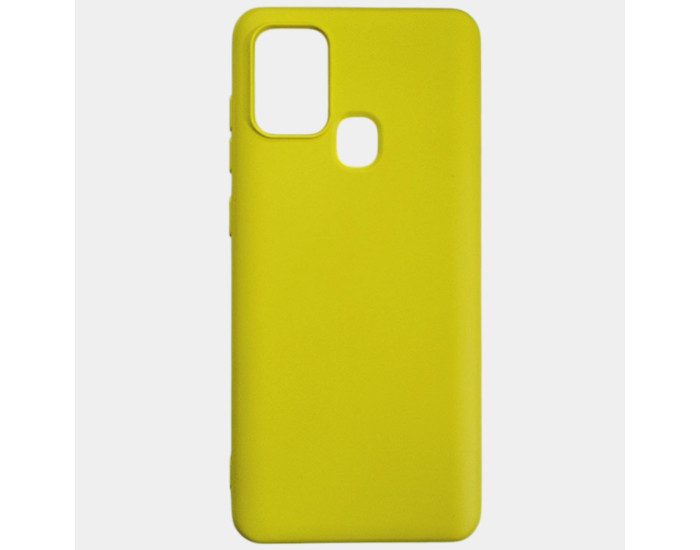 Чехол-силикон Aspor Full Samsung M307 M30s / M215 M21 с микрофиброй желтый