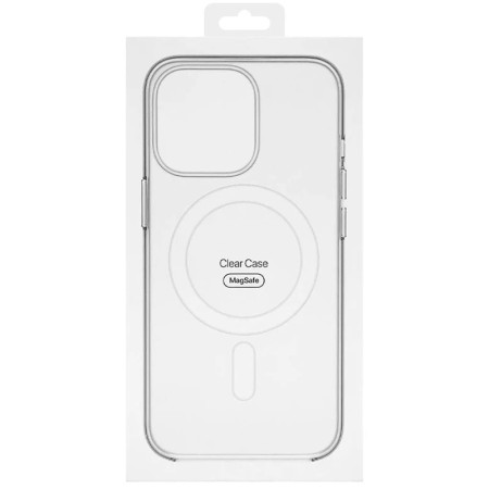 Чехол-силикон Clear Case with MagSafe and Animation iPhone 15 Pro Max прозрачный