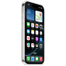 Чехол-силикон Clear Case with MagSafe and Animation iPhone 16 прозрачный
