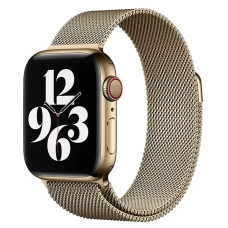 Ремешок для Milanese Loop Design Apple watch 38mm/40mm/41mm Gold