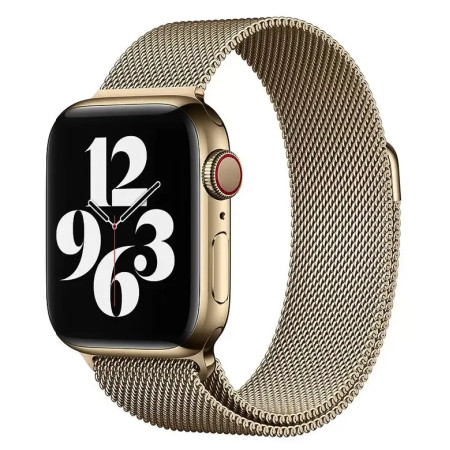 Ремешок для Milanese Loop Design Apple watch 38mm/40mm/41mm Gold