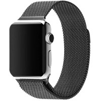Ремешок для Milanese Loop Design Apple watch 38mm/40mm/41mm Dark Grey