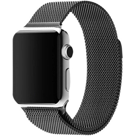 Ремешок для Milanese Loop Design Apple watch 38mm/40mm/41mm Dark Grey