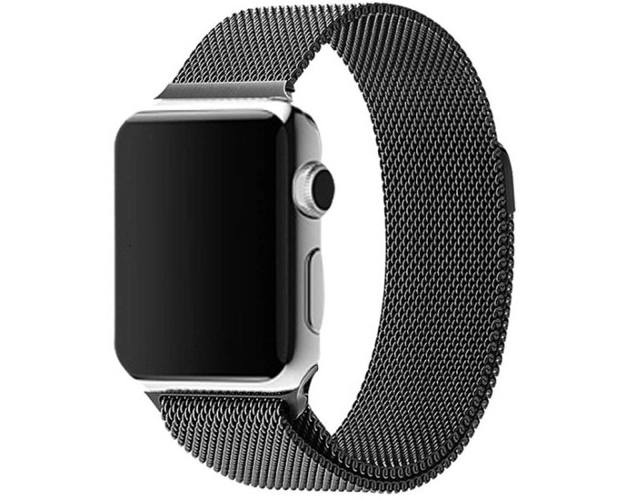 Ремешок для Milanese Loop Design Apple watch 38mm/40mm/41mm Dark Grey