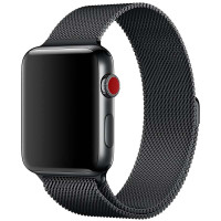Ремешок для Milanese Loop Design Apple watch 38mm/40mm/41mm Black