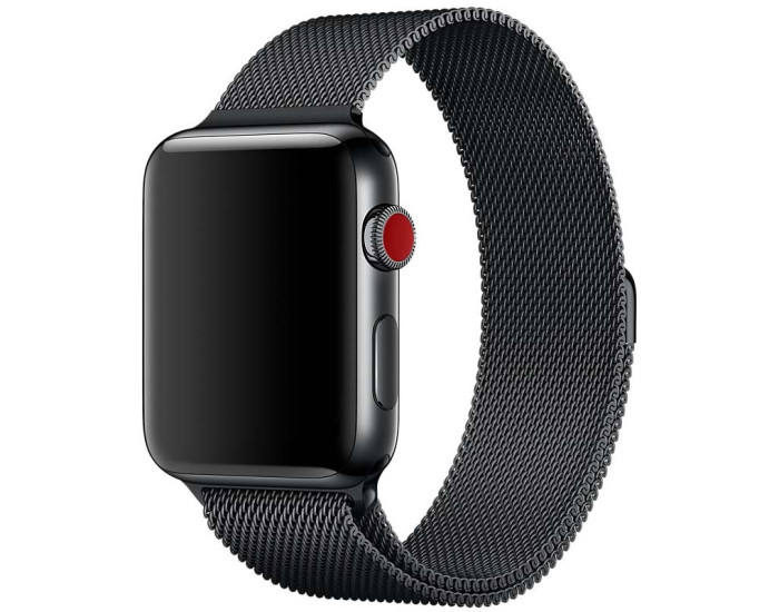 Ремешок для Milanese Loop Design Apple watch 38mm/40mm/41mm Black