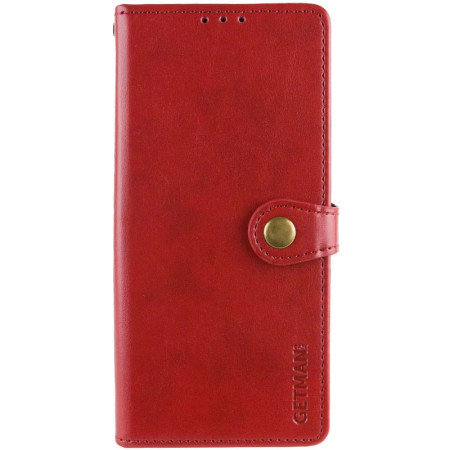 Чехол-книга Кожаный GETMAN Gallant Motorola Moto G05 / E15 красный