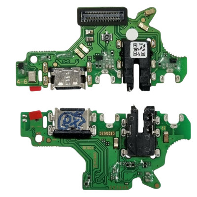 Шлейф для Huawei P30 Lite, конектора зарядки, з мікрофоном, плата зарядки