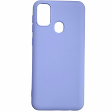 Чехол-силикон Aspor Full Samsung M307 M30s / M215 M21 с микрофиброй синий (Класс B)