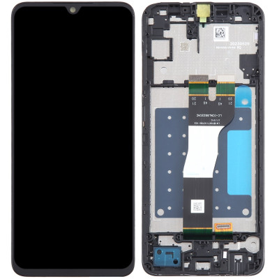 Дисплей з сенсорним екраном (модуль) Samsung A057 Galaxy A05s, чорний, з рамкою оригінал
