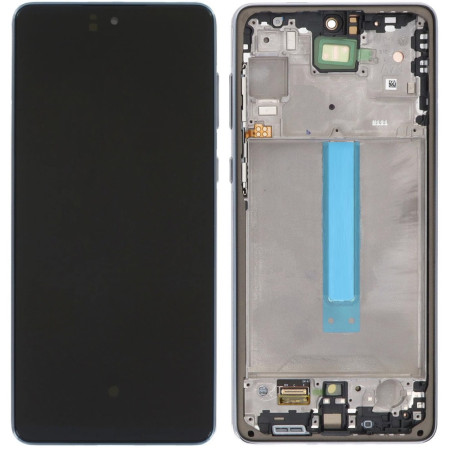 Дисплей з сенсорним екраном (модуль) Samsung A736 Galaxy A73 5G, Сірий з рамкою OLED