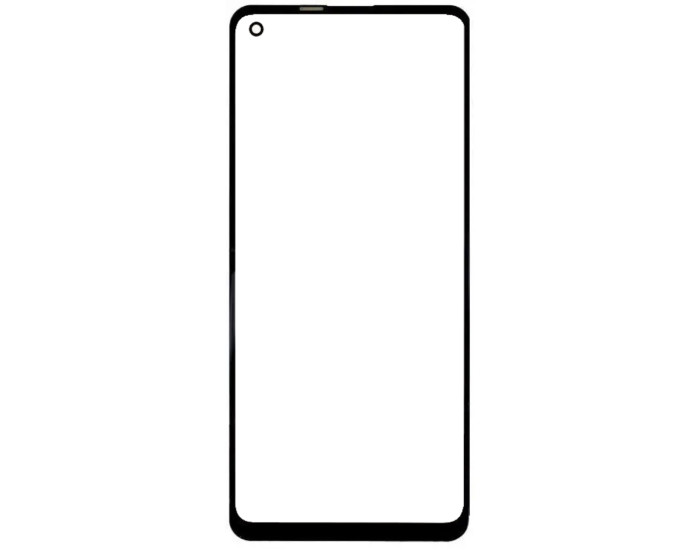 Стекло фронтальное с ОСА-пленкой Samsung A217 A21s, черное