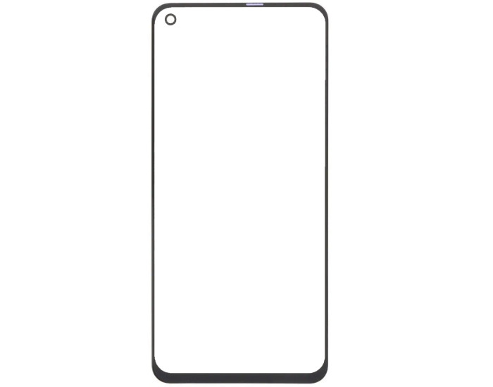 Стекло фронтальное Samsung A606 A60 /M405 M40, черное с олеофобным покрытием, оригинал