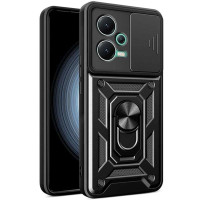 Чехол-Ударопрочный Camshield Serge Ring Xiaomi Note 12 Pro 5G / Poco X5 Pro 5G,Черный