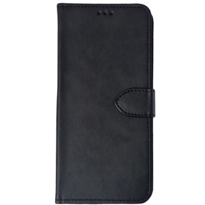 Чохол-книга Leather Folio New Xiaomi Redmi Note 12 Pro 5G / Poco X5 Pro 5G (магнітна застібка) (Черный/Black)