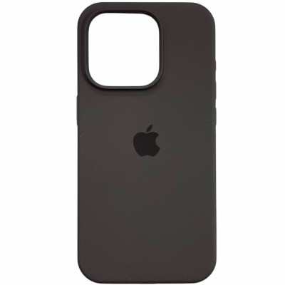 Чехол-силикон оригинал Full Soft Matte iPhone 13 Pro Dark Brown