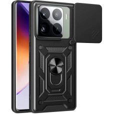 Чехол-Ударопрочный Camshield Serge Ring Xiaomi 15 Pro, Черный (Класс B)