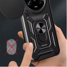 Чехол-Ударопрочный Camshield Serge Ring Xiaomi 15 Ultra, Черный