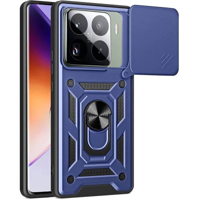 Чехол-Ударопрочный Camshield Serge Ring Xiaomi 15, Синий