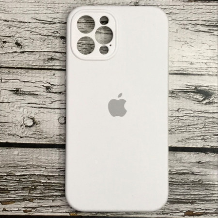 Чехол-силикон оригинал Full Camera Soft Matte iPhone 12 Pro White