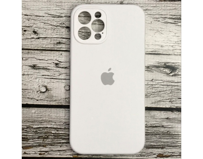 Чехол-силикон оригинал Full Camera Soft Matte iPhone 12 Pro, White