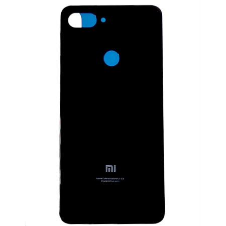 Задняя панель корпуса Xiaomi Mi8 Lite, черная (Класс B)