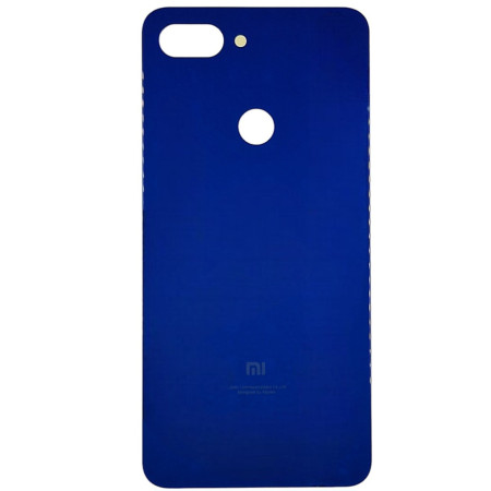 Задняя панель корпуса Xiaomi Mi8 Lite, синяя (Класс А)
