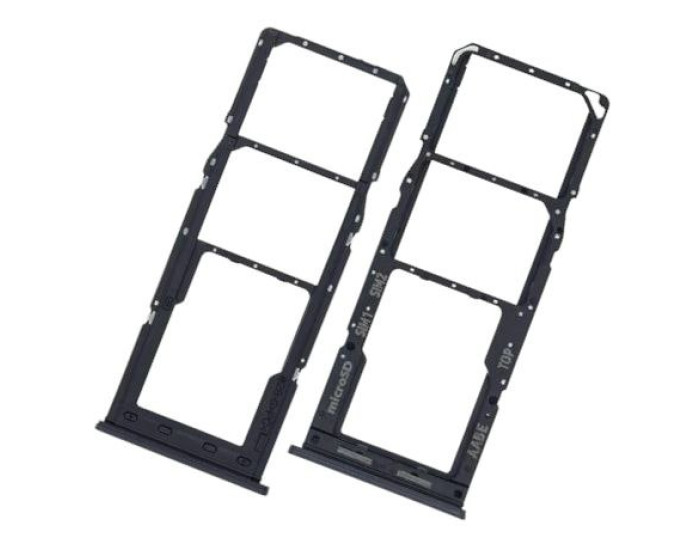 Держатель SIM-карты для Samsung A125 A12 /M127 M12, Черный