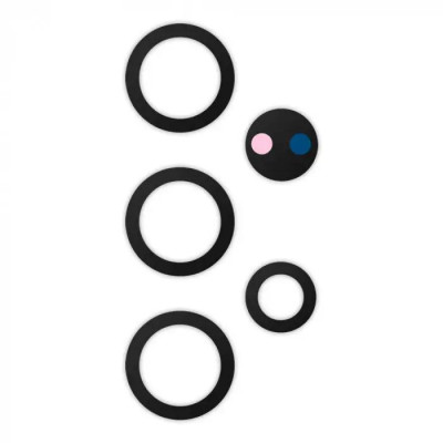 Скло камери для Samsung Galaxy S24 Ultra, чорне