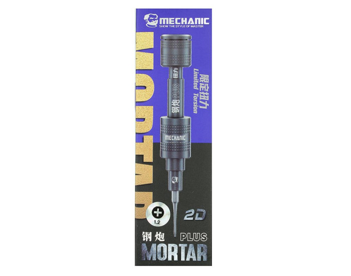 Викрутка Mechanic зірочка Mortar Plus, +1.2, Phillips