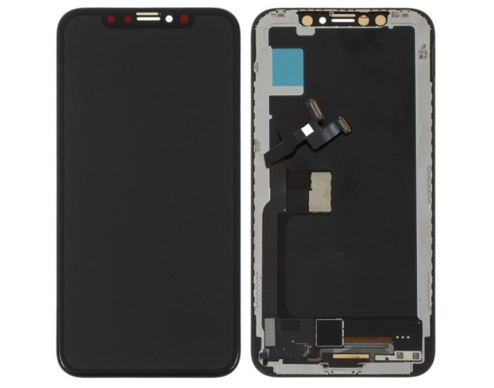 Дисплей с сенсорным экраном (модуль) iPhone X, черный, переклейка