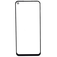 Скло фронтальне з OCA-пленкой для Realme 6/7, Oppo A52/A53 5G/ A72/A92, OnePlus Nord N200 5G, з олеофобним покриттям, чорне, оригінал