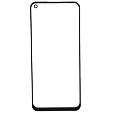 Скло фронтальне з OCA-пленкой для Realme 6/7, Oppo A52/A53 5G/ A72/A92, OnePlus Nord N200 5G, з олеофобним покриттям, чорне, оригінал